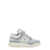 AMIRI Grey Low Top Sneakers With Logo Detail In Tech Fabric And Leather Man GREY