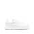 Emporio Armani Emporio Armani Logo Leather Sneakers WHITE