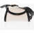 Jil Sander Canvas Cannolo Crossbody Bag With Leather Shoulder Strap Black & White