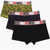 Diesel Logoed Waistband Umbx 3-Pack Boxers Multicolor