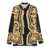 Versace Versace Barocco Print Silk Shirt Gold