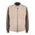 Paul Smith Paul Smith Brown And Beige Quilted Down Jacket BEIGE, BROWN