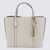 Tory Burch Tory Burch Ivory And Beige Leather Perry Tote Bag Beige