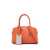 EA7 Ea7 Emporio Armani Recycled Leather Small Tote Bag ORANGE