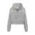 Marni Marni Logo Print Cropped Hoodie GRAY