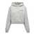 Marni Marni Logo Print Cropped Hoodie GRAY