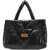 Flufie Shiny shoulder bag Black