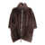 Diego M SHEEPSKIN CAPE Gray