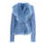 S.W.O.R.D. 6644 WOMAN SHEARLING JACKET Blue