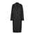 COURRÈGES Courrèges Cocoon Long Coat Clothing Black