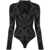 Wolford X Etro Wolford X Etro Metallic Effect Jacquard Floral Bodysuit Black