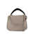 MY BEST BAG My Best Bag Taupe Small Smooth Leather Bag With Curved Handle GRAY