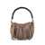 MY BEST BAG My Best Bag Smooth Leather Coffee Hobo Bag With Bamboo Handle BROWN