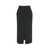 Otto d'ame Long straight skirt in wool blend N/A