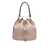 Tory Burch Tory Burch Monogram Leather Bucket Bag CLAY