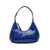 BY FAR Blue Baby Amber Mini Bag Disco Dot Leather Effect Woman BLUE