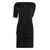 JACQUEMUS Jacquemus Drapeado Stretch Viscose Dress Black