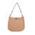 Valentino Garavani Valentino Garavani Hobo Rockstud Leather Shoulder Bag Beige