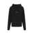 Saint Laurent Saint Laurent Logo Cotton Hoodie Black