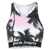 Palm Angels Palm Angels Cropped Top With Palm Motif Multicolor