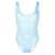 Versace Versace Swim One-Piece Lycra Waist St. Baroque 92 Placed Clothing BLUE