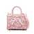 AMIRI Amiri Mini Calf Leather Bag With Stars PINK