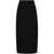 Dolce & Gabbana Dolce & Gabbana Fitted Midi Skirt With Logo Black