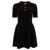 Ganni Ganni Lurex Mini Dress Black