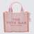 Marc Jacobs Marc Jacobs Pink Cotton Small Tote Bag PINK