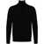 Paul Smith Paul Smith Striped Merino Wool Turtleneck Sweater Black