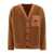 MCM Mcm "Monogram" Cardigan-Style Fleece Jacket BROWN