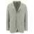 Brunello Cucinelli Brunello Cucinelli Wool Single-Breasted Jacket LIGHT GREY