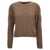 Rick Owens Rick Owens Moncler + Rick Owens 'Biker' Sweater BROWN