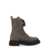 Brunello Cucinelli Brown Boots With Monile Detail In Suede Woman BROWN