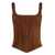 GIUSEPPE DI MORABITO Giuseppe Di Morabito Corset Top Brown