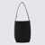 THE ROW The Row Black Leather Medium N/S Park Totes Black