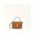 Furla Furla Leather And Suede Handbag BROWN