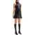 COURRÈGES Vinyl Effect Mini Dress BLACK