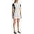 COURRÈGES Mini Contrast Frame Dress HERITAGE WHITE/BLACK