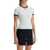 COURRÈGES Contrast Edge T-Shirt With Eight ICEBERG/BLACK