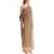 Khaite "Taj Chiffon Silk Dress" TOFFEE