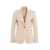 Gender Single-breasted blazer Beige