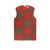 Burberry Ribbed vest with Check intarsia Red