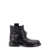 Burberry Cobble leather boots with strap Black