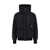 Mackage Padded nylon jacket with leather details Black