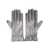 Orciani Gloves in nappa leather Silver