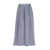 VICARIO CINQUE High-waist maxi skirt in memory taffeta with folds and elastic on the back strap Gorizia. Regular fit. Grey