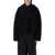 JUNYA WATANABE Ribbed knit oversized hoodie Black