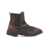 MOMA Rough leather chelsea boots 'Montecarlo' Brown