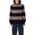 YMC Stripes shetland sweater Blue